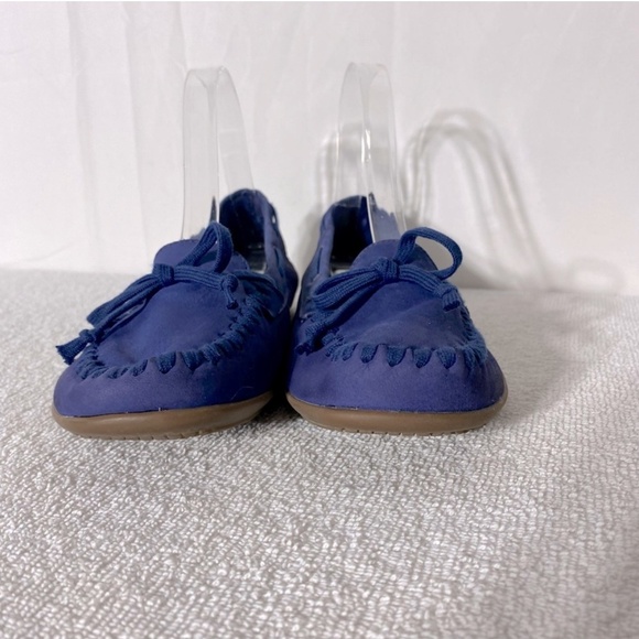 Hush Puppies Blue Suede Slip On Loafers 9 - Picture 12 of 13